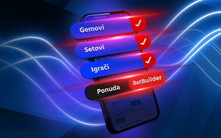 TENIS BETBUILDER - SLOŽI LISTIĆ PUN PARA ZA ROLAND GARROS